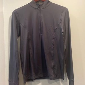 Fabletics Gray Pullover Athletic Top